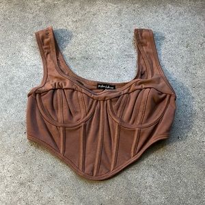 For Love and Lemons Corset Crop Top